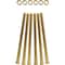 Ekena Millwork Premium 1/2" Barn Door Flat Track Extension Hardware for 1 3/4" Door, Jacob's Gold GB60014EJG - alternate 1
